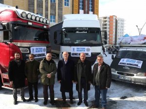 Tuşba Belediyesinin Yardım Tırları Deprem Bölgesine Ulaştı