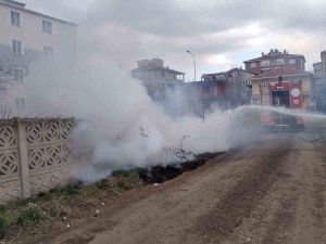 Şüpheli Yangını İtfaiye Ekipleri Söndürdü
