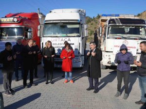 Ortaca’dan Deprem Bölgesine 7’inci Tır Gönderildi