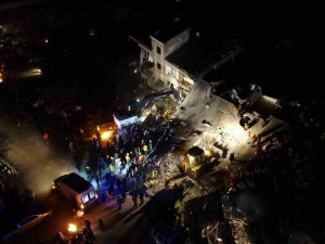 Zamanla Yarışan Ekipler Adeta Geceyi Aydınlattı, Dron İle Havadan Görüntülendi