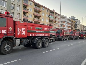 Antalya’dan Deprem Bölgesine Gönderilen 20 Arazöz, İçme Suyu İhtiyacını Karşılayacak