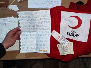 Birinci Sınıf Öğrencisi Asrın’dan Duygulandıran Not