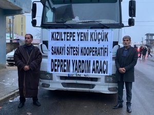 Mardinli Esnaflar Deprem Bölgesine Tırla Yardım Gönderdi