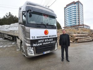 Kastamonu Belediyesi’nden Deprem Bölgesine 5 Tır Ve 6 Kamyon Yardım