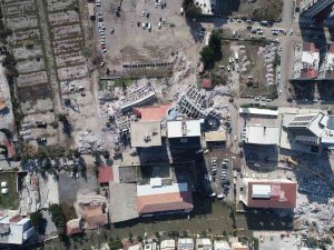 İ̇skenderun’da Tahribat Havadan Görüntülendi