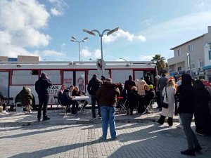 Çeşme’de Kan Bağışı Yoğunluğu