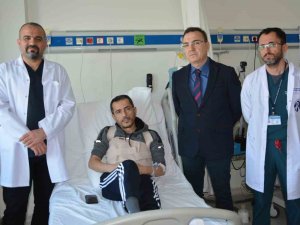 Hatay’dan Gelen İlk Depremzedenin Paü’de Tedavisine Başlandı