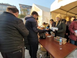 Başkan Şeniz Doğan Deprem Bölgesi Hatay’da