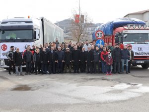 Ordu Üniversitesi’nden Deprem Bölgelerine Yardım