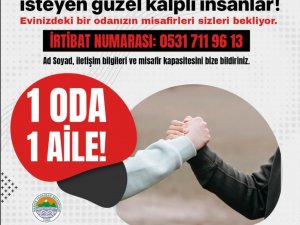 Toroslar Belediyesinden Depremzedeler İçin “1 Oda, 1 Aile” Kampanyası