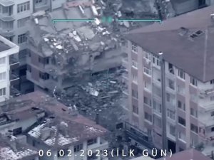 Deprem Bölgesi Bayraktar Akıncı Kamerasında