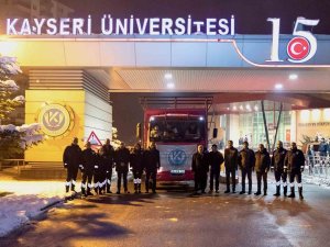 Kayseri Üniversitesi, Deprem Bölgesine Yardımlarını Sürdürüyor