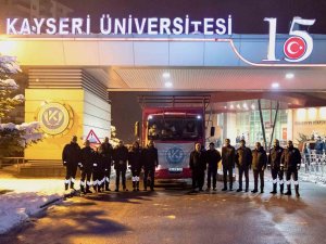 Kayseri Üniversitesi, Deprem Bölgesine Yardımlarını Sürdürüyor