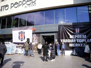 Vodafone Park’ta Depremzedeler İçin Yardım Çalışmaları Sürüyor