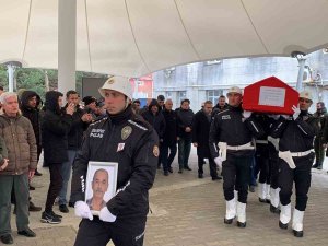 Depremde Ölen Başkomiser Ve Eşi Çorlu’da Ebediyete Uğurlandı