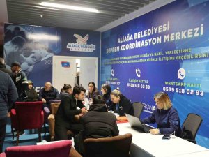 Aliağa Belediyesi, Depremzedeler İçin Koordinasyon Merkezi Kurdu