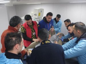 Tcg Bayraktar’da Yaralı Vatandaşların Tedavisi Sürüyor