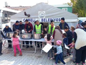 Çameli Belediyesi’nin Sahra Mutfağı Hatay’da Hizmete Başladı
