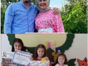 Depremde Hayatını Kaybeden Öğretmen Çift Ve 3 Kızı Toprağa Verildi