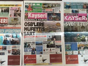 Kayseri Gazetelerinden Depremzedelere Yardım