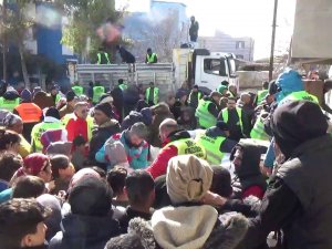 Hatay Kırıkhan’da Depremzedelerin Yardım Teşekkürü