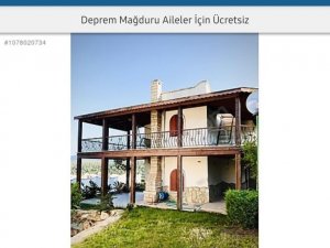 Depremzedelerin Ücretsiz Konaklayabileceği Ev İlanları Verilmeye Başlandı