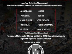 Mgc’den Afetzedelere Yardım Eli