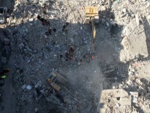 İ̇skenderun’da Arama-kurtarma Çalışmaları Drone İle Görüntülendi