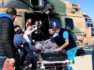 160 Sortide 720 Afetzede Adana Şehir Hastanesi Heliportuna İndirildi