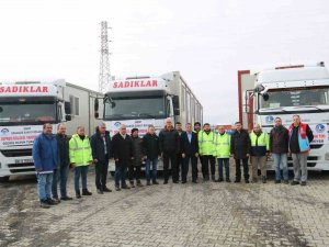 Sinop’tan Afet Bölgesine 8 Konteyner Gönderildi