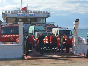 Midilli Adası’ndan Ayvalık’a Gelen Yunan Arama Kurtarma Timleri Kahramanmaraş’a Gitti