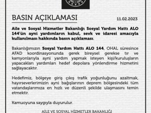 Alo 144, Ohal Sürecinde Yardım Yapmak İsteyenler İçin Yönlendirme Hattı Olacak