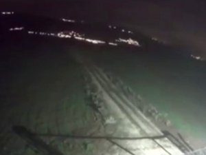 Depremde Dağın Sarsıldığı Anlar Kamerada