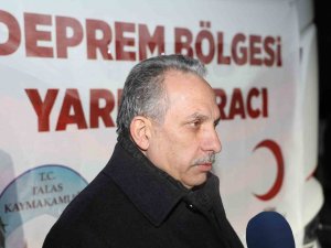 Talas’tan Deprem Bölgesine Gece Gündüz Yardım