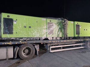Azerbaycan Savunma Bakanlığı Türkiye’ye Jeneratör Gönderdi