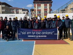 Derince Hatay’da Tek Yürek Oldu