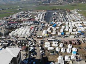Depremin 7. Gününde Nurdağı’nın Son Hali Havadan Görüntülendi