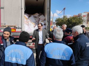 Mardin’den Afet Bölgesine 530’u Tır 673 Araç Yardım Malzemeleri Ulaştırıldı