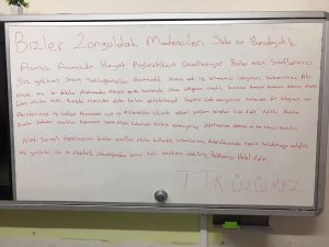 Madencilerden Duygu Dolu Mesaj