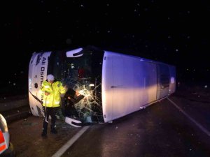 Kastamonu’da Yolcu Otobüsü Devrildi: 30 Yaralı
