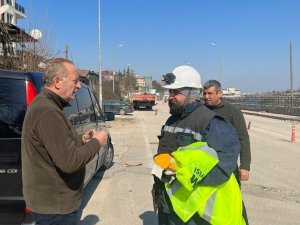 Başkan Atabay Deprem Bölgesine Gitti