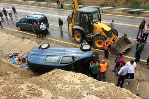 Gümüşhane’de Trafik Kazası: 1 Ölü, 2 Yaralı