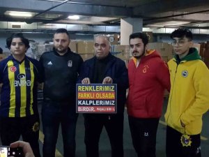 Üç Büyük Takımın Taraftarı Yardım Çalışmalarını Beraber Yürütüyor