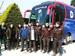 Hatay’daki Polisler Düzcespor Otobüsünde Kalacak