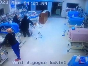 Şiddetli Sarsıntıya Rağmen Kuvözleri Bırakmadılar