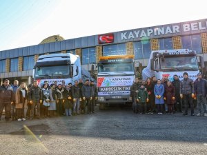 Kayapınar Belediyesinden Deprem Bölgelerine Kardeşlik Eli