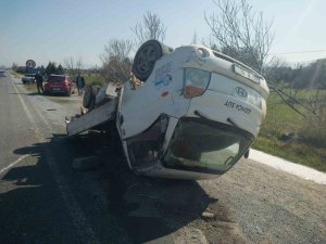 İ̇ncirliova’da Trafik Kazası: 1 Yaralı