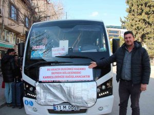Minibüsçüler 1 Günlük Kazançlarını Depremzedelere Bağışlayacaklar