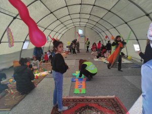 Msb: “Afad İle Koordineli Olarak 1 Adet Sahra Çadırı Ve Çocuk Oyun Parkı Yapıldı”