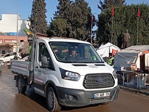 Hatay Kırıkhan’da Deprem Sonrası Dezenfekte Çalışması